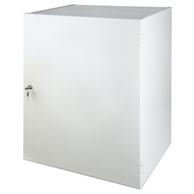 Настенный шкаф 19", с металлической дверцей, неразборный