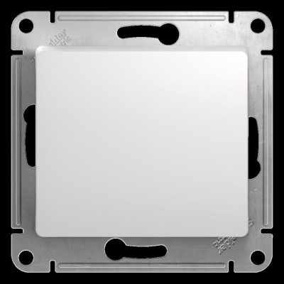 Кнопка нажимная 1-кл. СП Glossa 10А IP20 (сх. 1) 10AX механизм бел. SE GSL000115
