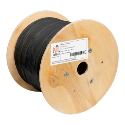 Кабель FTP 50PR 24AWG CAT5 305м. черный внешний