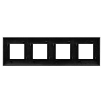 Рамка 8мод. ARTLEBEDEV Avanti "Черный матовый" DKC 4412908