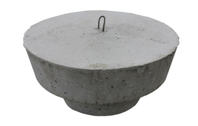 Крышка запорная бетонная, тип "пробка"