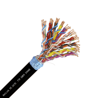 Кабель FTP 50PR 24AWG CAT5 . черный внешний