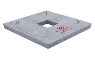 Плита ПАКС 1,6х1,6 анкерная колодца связи (В15) ККТ-2