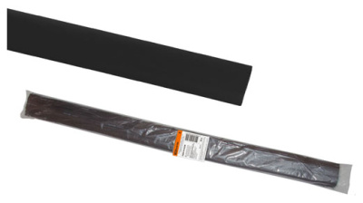 Термоусаживаемая трубка ТУТнг 12/6 черная по 1м (50 м/упак) TDM