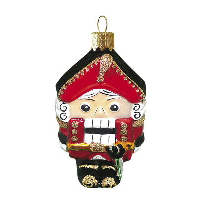 Ёлочное украшение "Щелкунчик сказочный" черный, в подарочной упаковке, h-9см