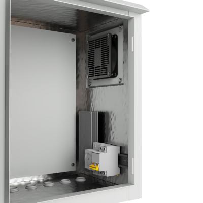 Термошкаф настенный ip55 500x350x800 (ШxГxВ) серый (RAL 7035), SRT05-5035.80-GY