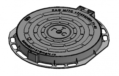 Люк л/т ГТС (Высокопрочный Чугун) ПАО МГТС